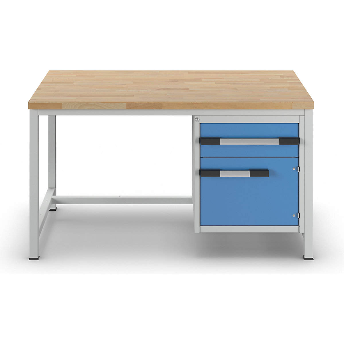 Banco da lavoro, struttura a telaio serie 8000 – eurokraft pro (Foto prodotto 4)-3