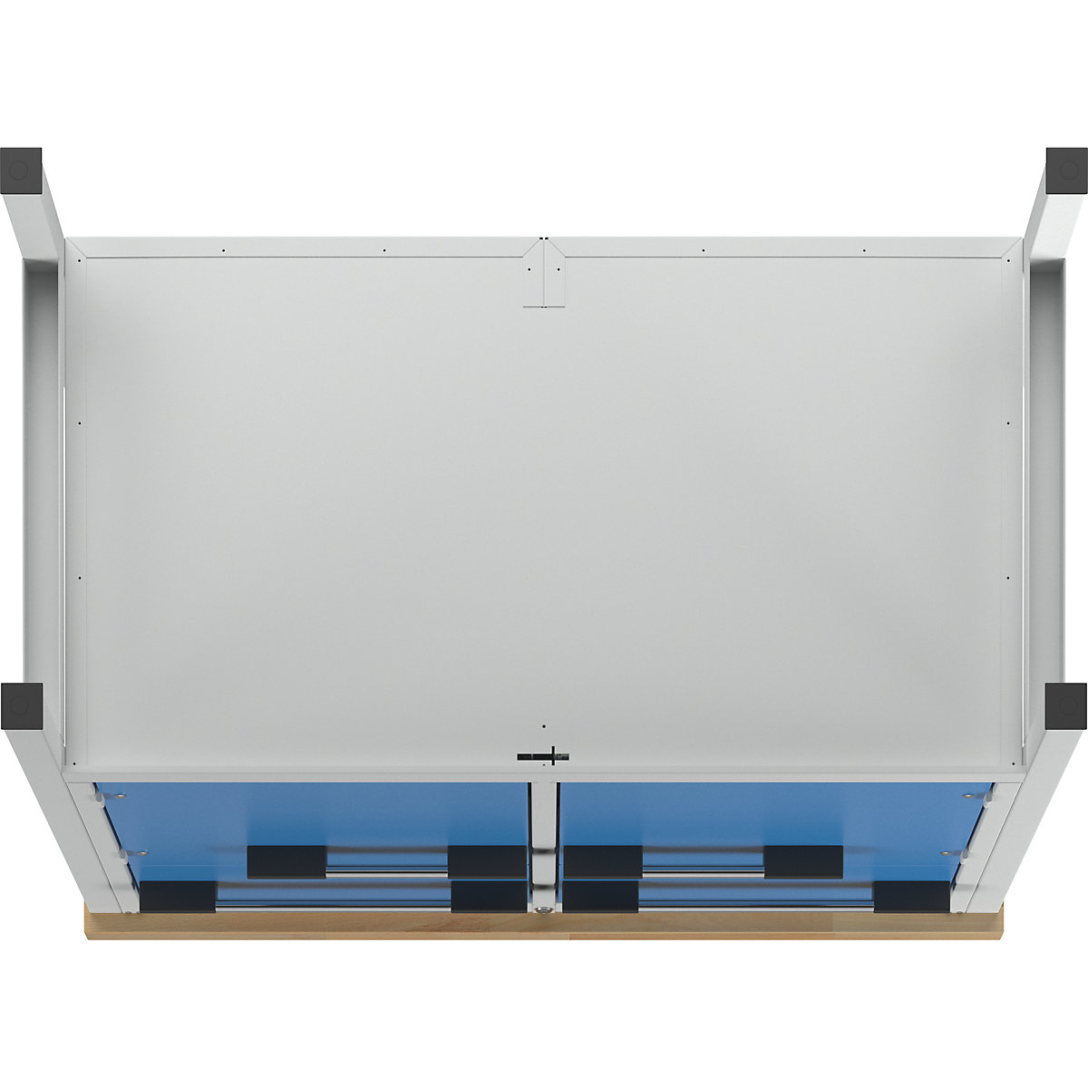 Banco da lavoro, struttura a telaio serie 8000 – eurokraft pro (Foto prodotto 2)-1