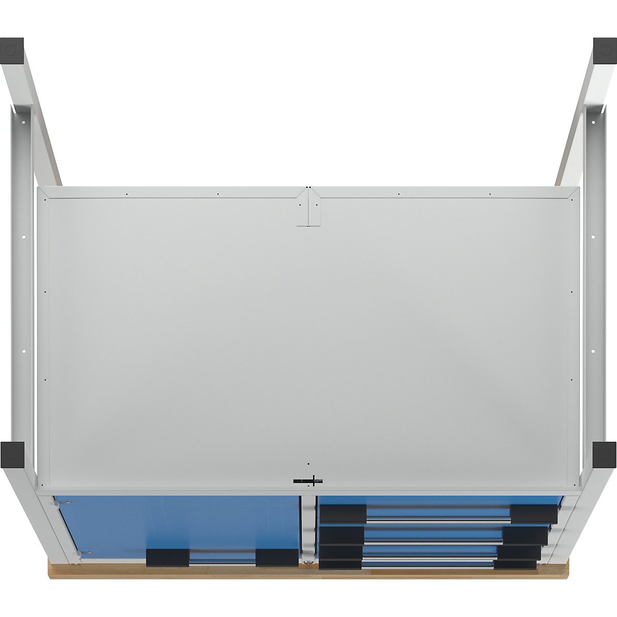 Banco da lavoro, struttura a telaio serie 8000 – eurokraft pro (Foto prodotto 6)-5