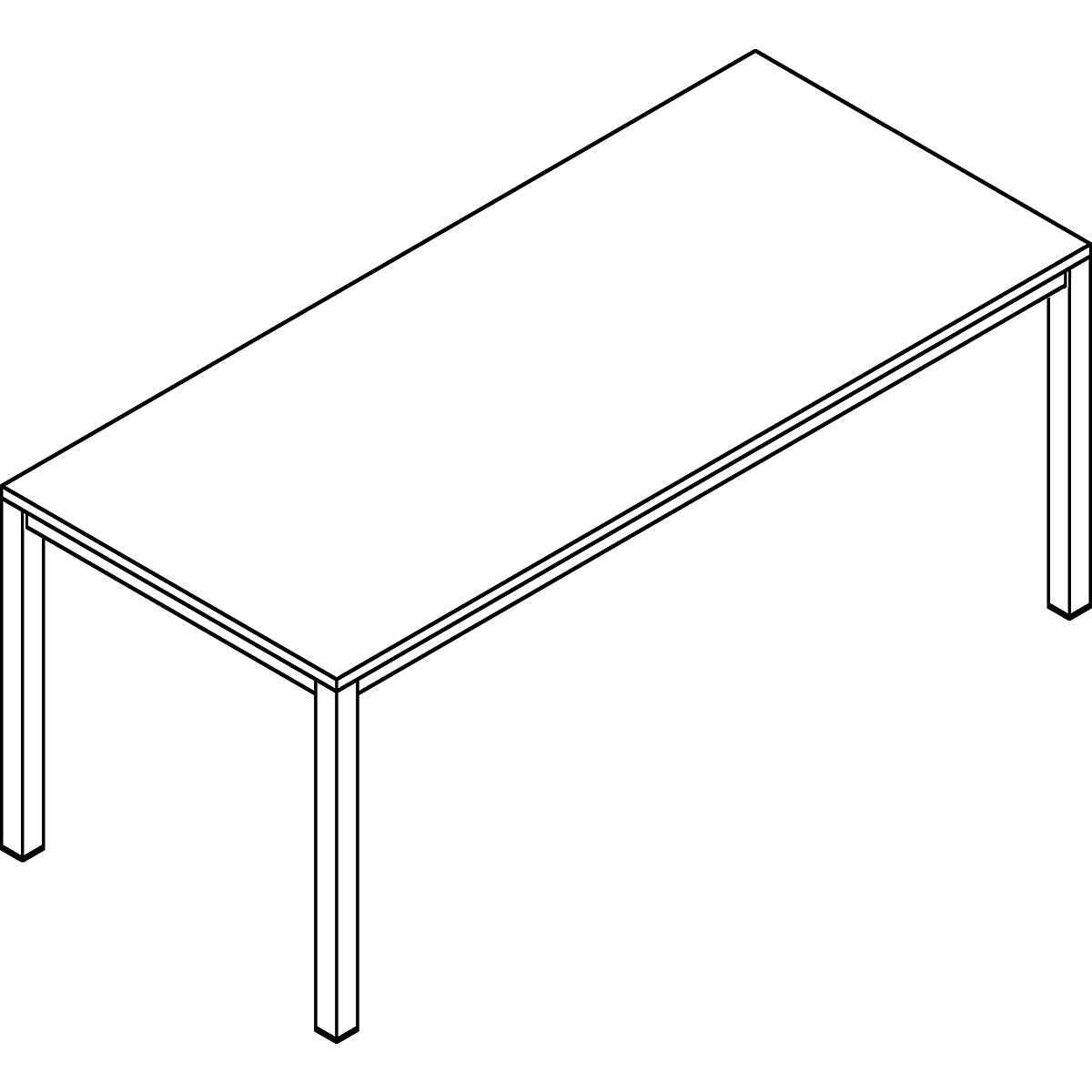 Scrivania per capi reparto – eurokraft pro (Foto prodotto 2)-1