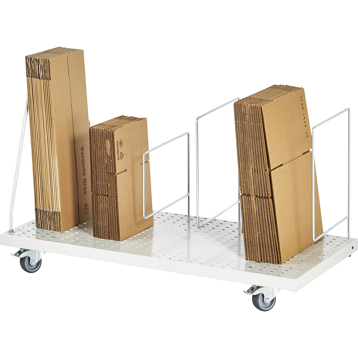 Carrello per scatole di cartone, mobile - RAU