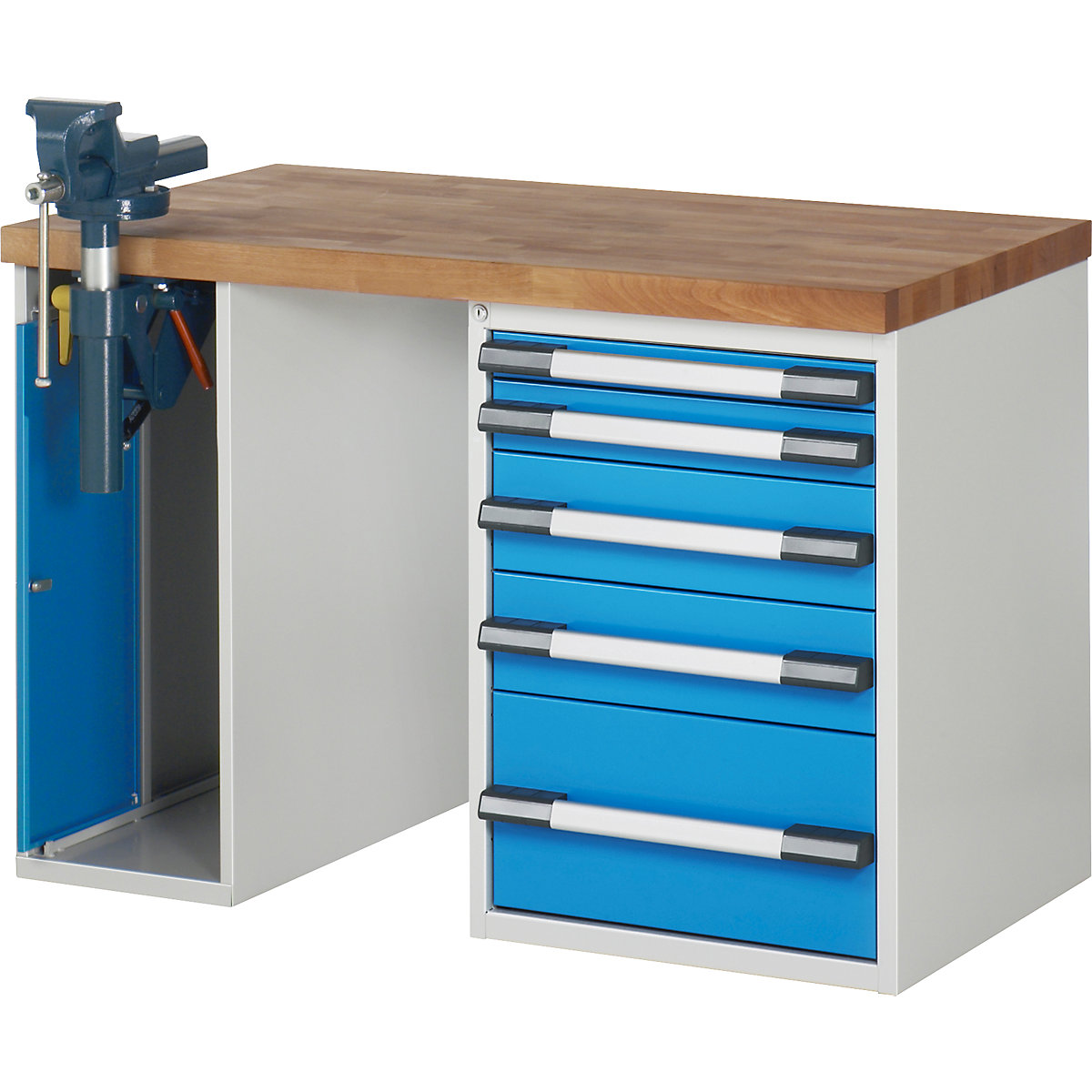 Banco de trabajo, sistema modular Serie 7000 – eurokraft pro