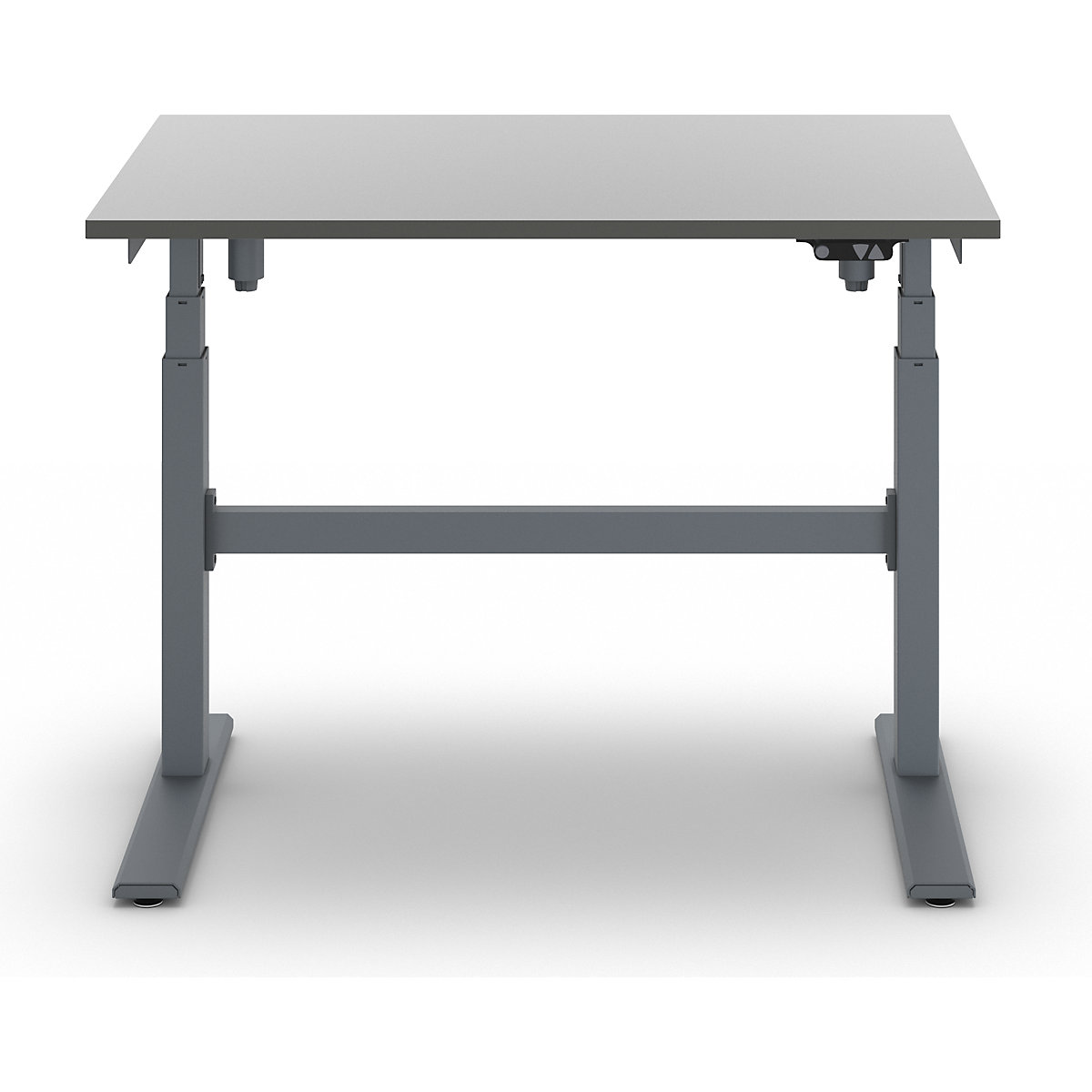 Mesa de trabajo de altura regulable eléctricamente, carga máx. 200 kg – eurokraft pro (Imagen del producto 5)-4