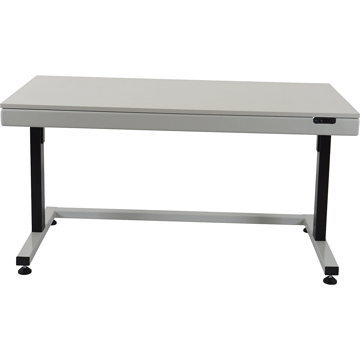 Mesa de trabajo de altura regulable eléctricamente – eurokraft pro (Imagen del producto 5)-4