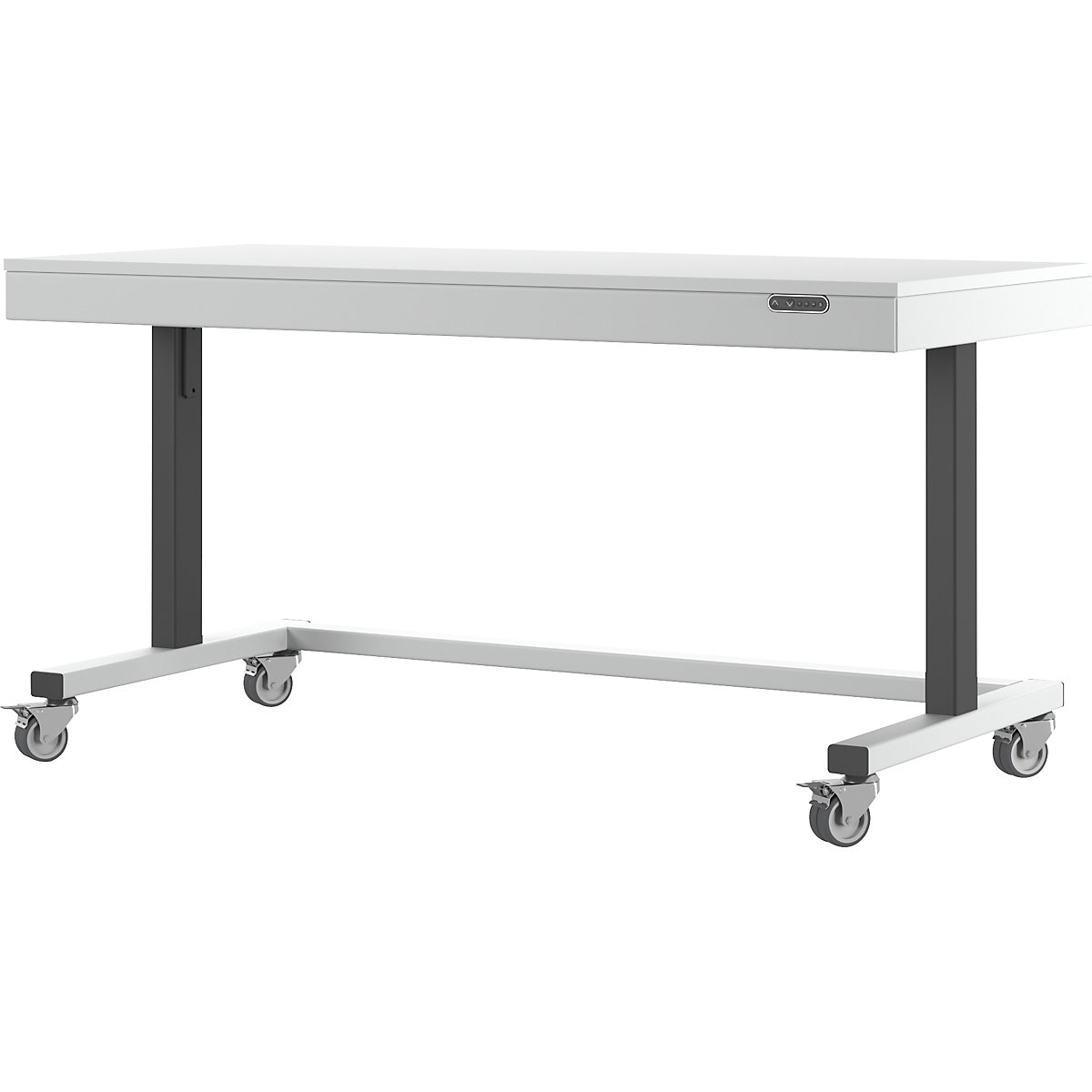 Mesa de trabajo de altura regulable eléctricamente – eurokraft pro (Imagen del producto 6)-5
