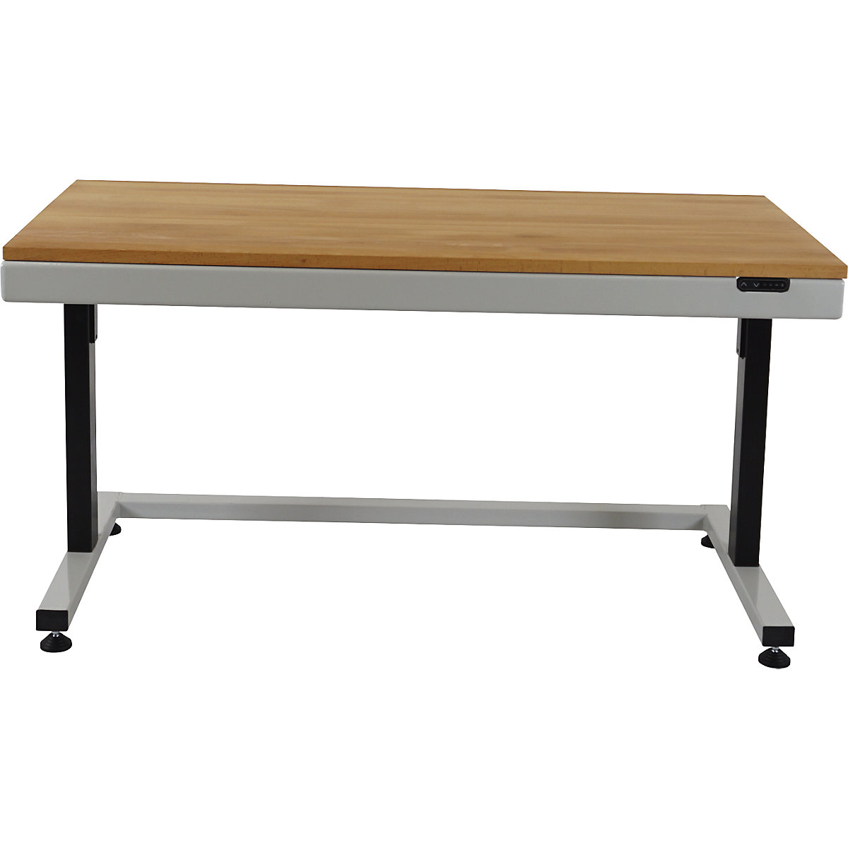 Mesa de trabajo de altura regulable eléctricamente – eurokraft pro (Imagen del producto 5)-4