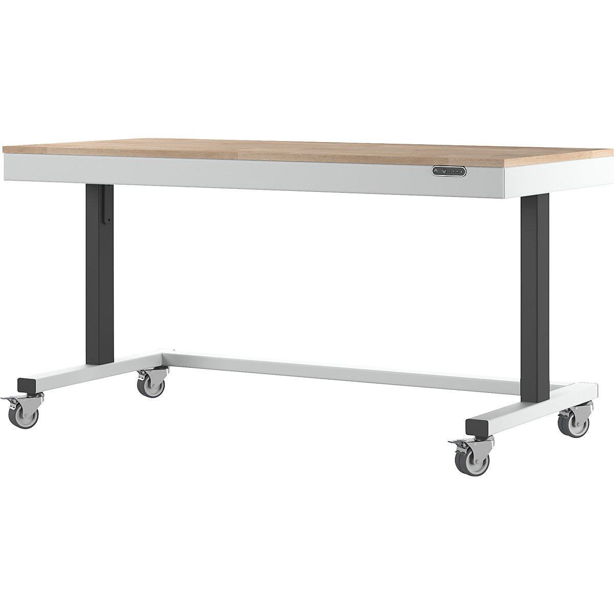 Mesa de trabajo de altura regulable eléctricamente – eurokraft pro (Imagen del producto 6)-5