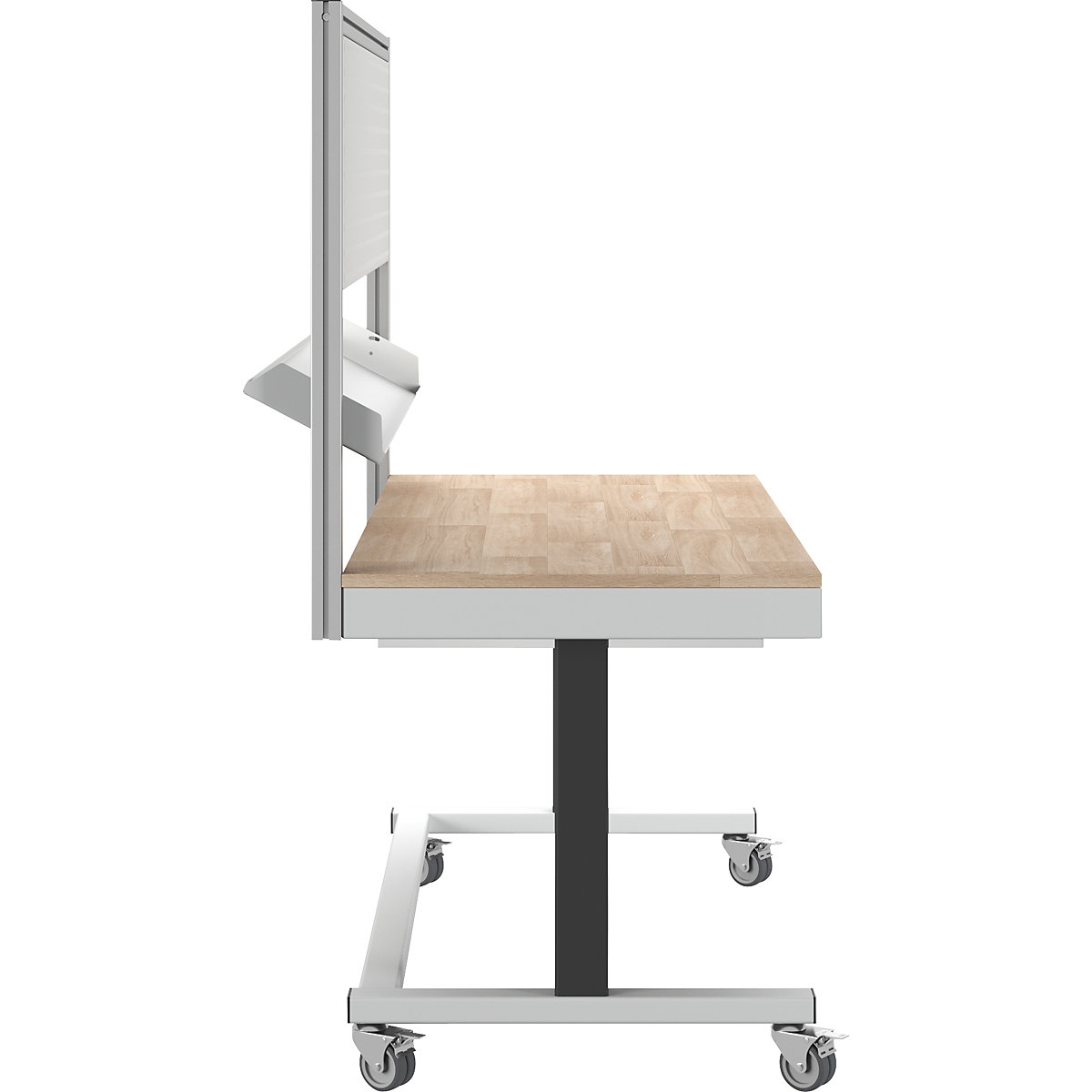 Mesa de trabajo de altura regulable eléctricamente – eurokraft pro (Imagen del producto 10)-9