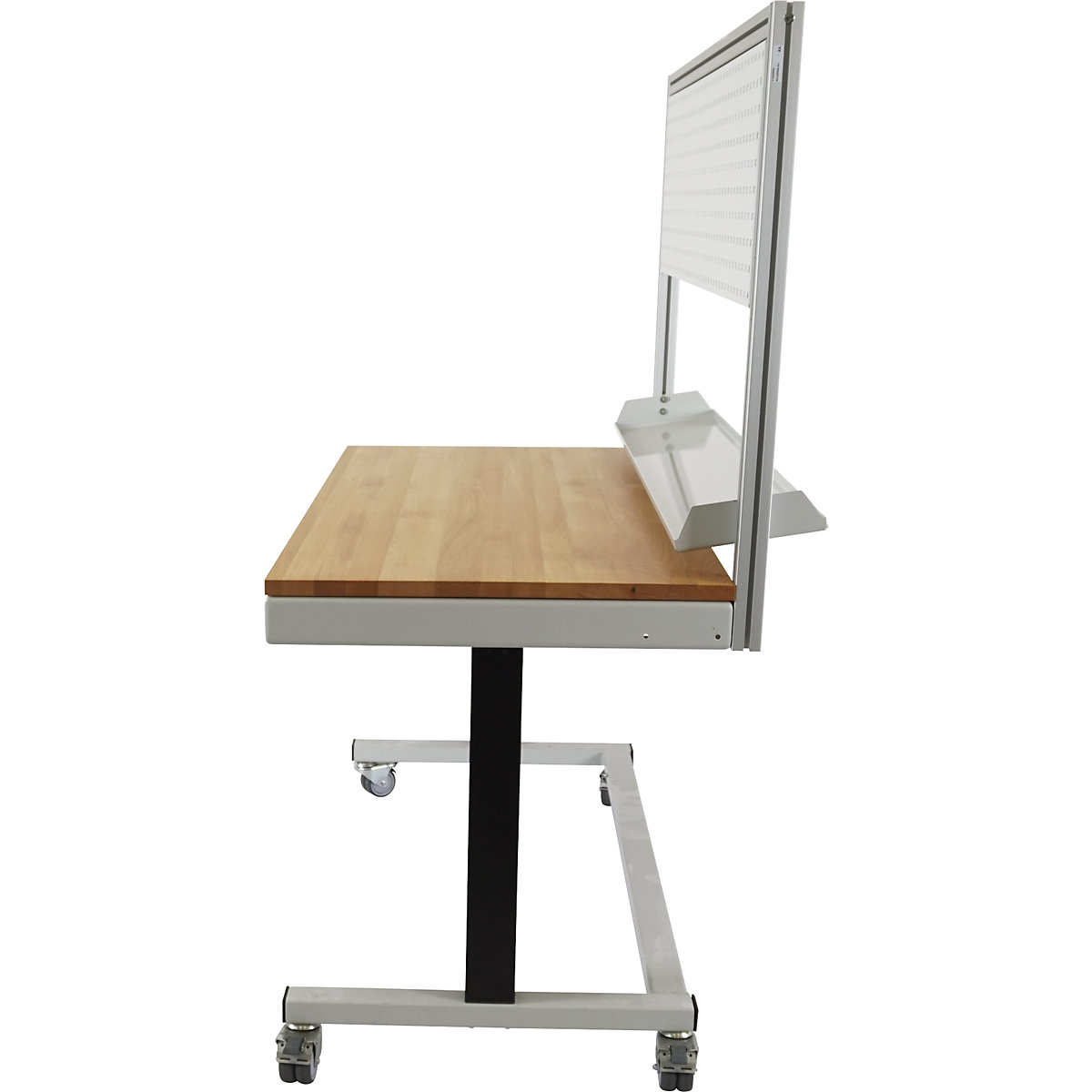 Mesa de trabajo de altura regulable eléctricamente – eurokraft pro (Imagen del producto 14)-13