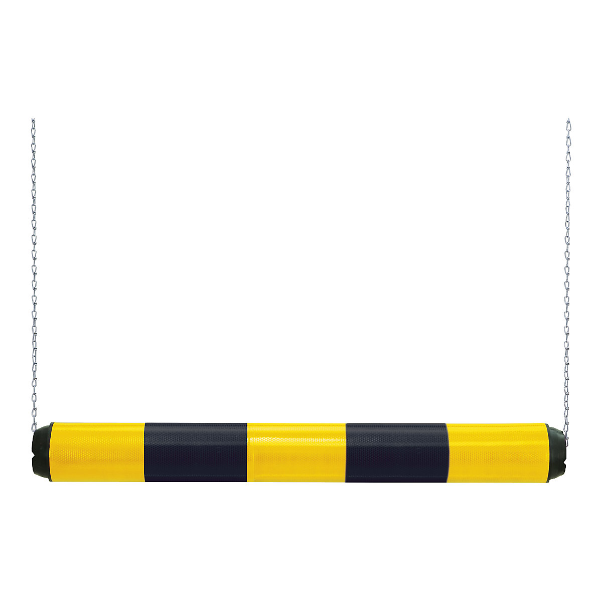 Plastic height limiter, length 950 mm, reflective yellow/black-1