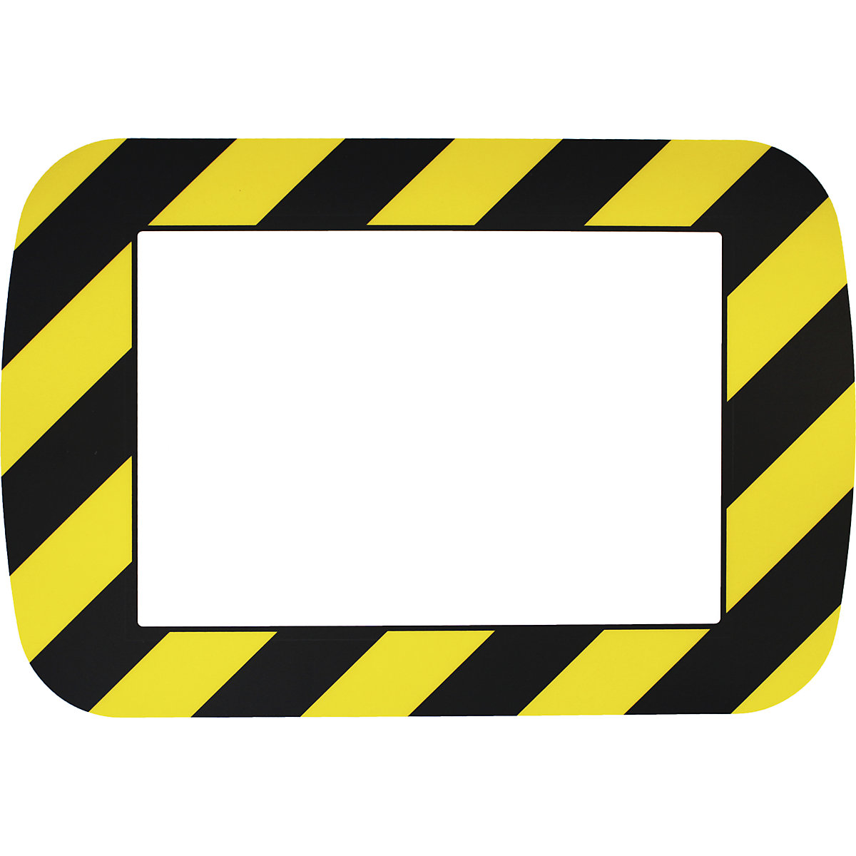 Floor frame, format A4, pack of 10, yellow/black-1
