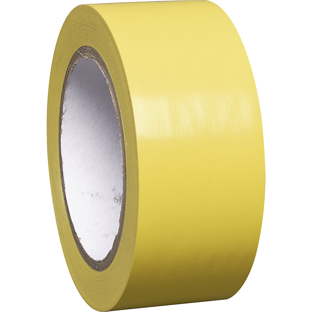 Floor marking tape made of vinyl, single colour, width 50 mm, yellow, pack of 8 rolls-6
