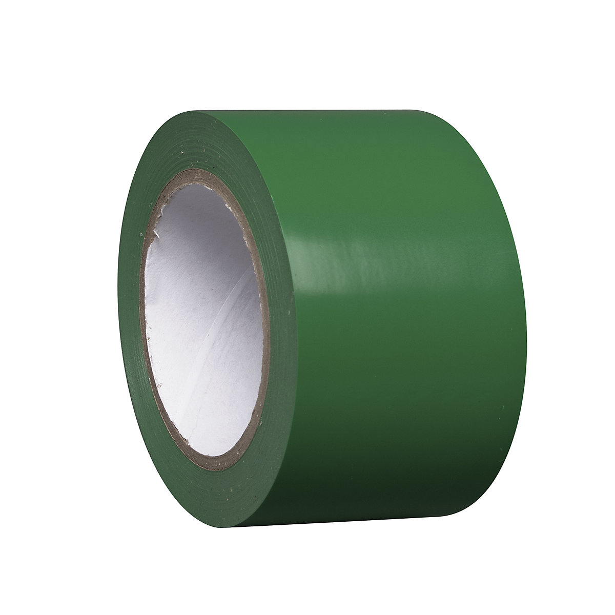 Floor marking tape made of vinyl, single colour, width 75 mm, green, pack of 8 rolls-10