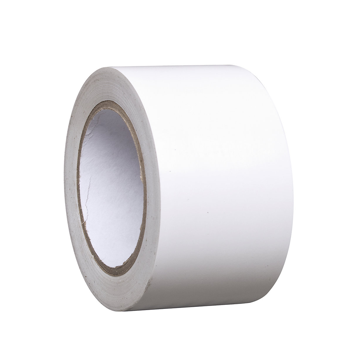 Floor marking tape made of vinyl, single colour, width 75 mm, white, pack of 16 rolls-7