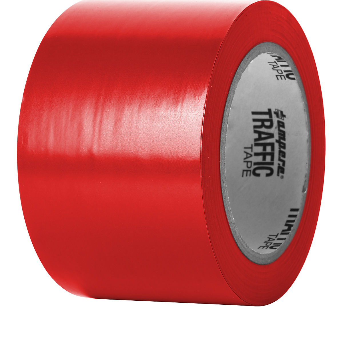 Floor marking tape – Ampere, width 75 mm, red-3