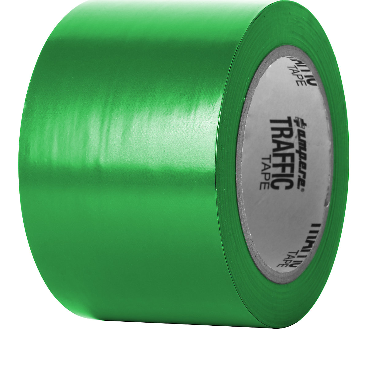 Floor marking tape – Ampere, width 75 mm, green-7