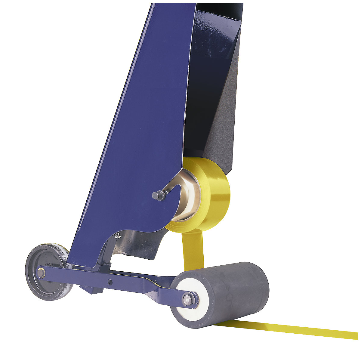 Marking set, floor marking device and tape, tape colour yellow-9