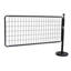Barrier post extension set with mesh