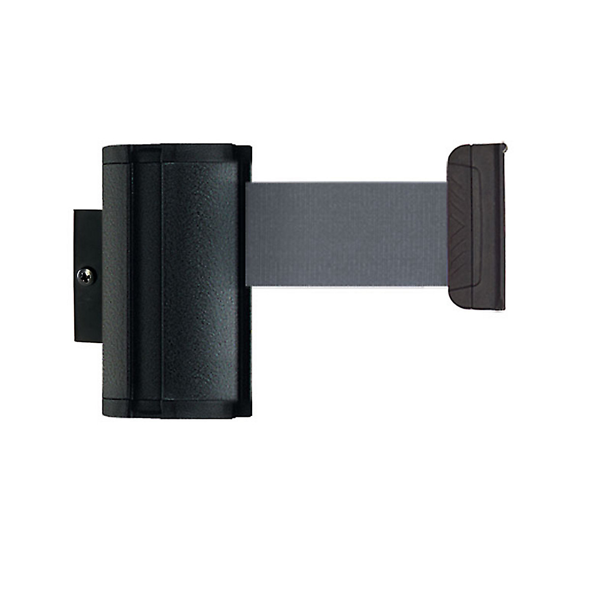 Wall Mount tape belt cartridge, belt extends to max. 2300 mm, belt colour silver grey-8