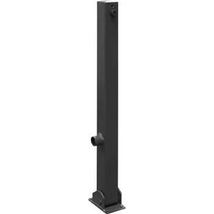 Barrier post, 70 x 70 mm, iron mica