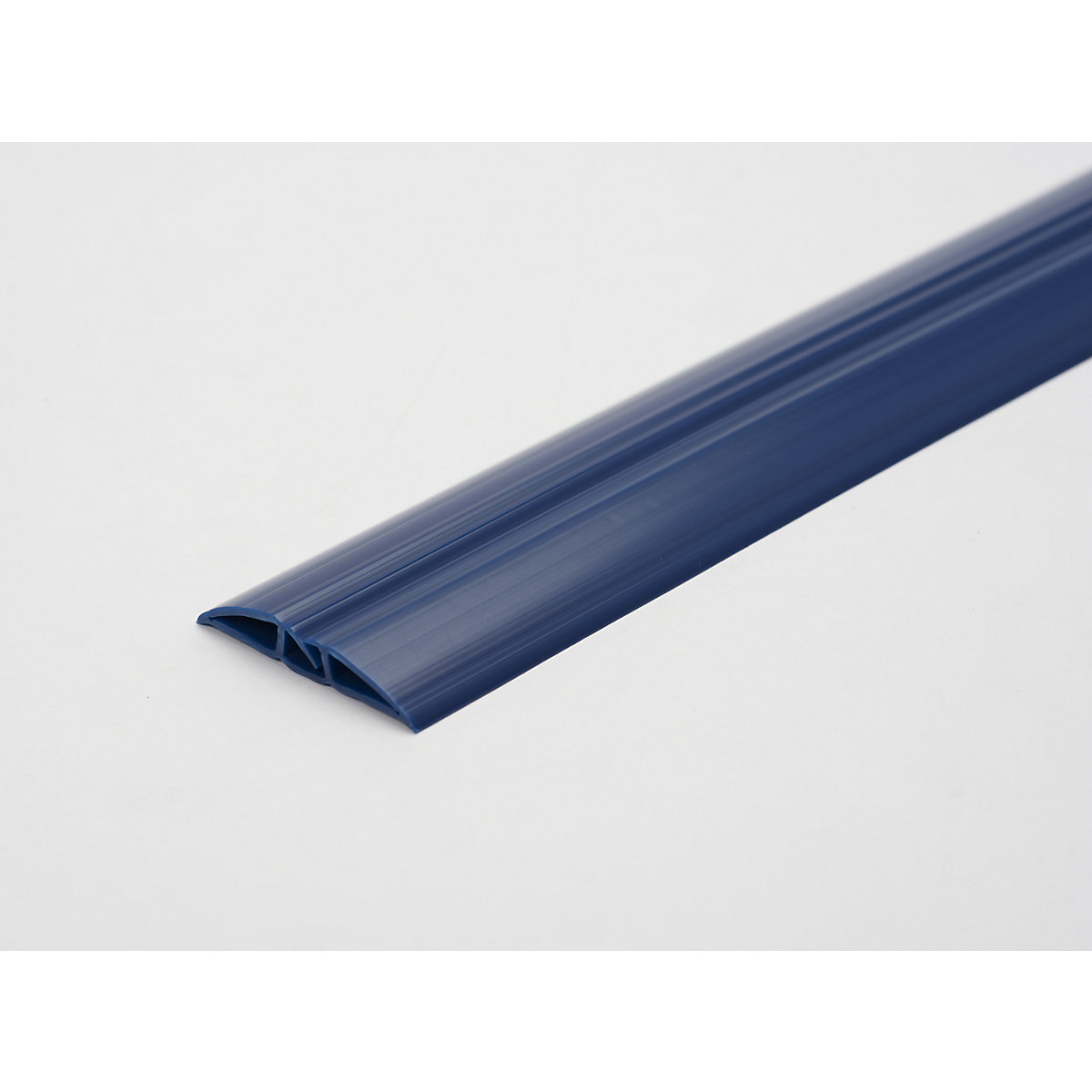 Plastic cable duct, top loader, blue, length 1.5 m-4