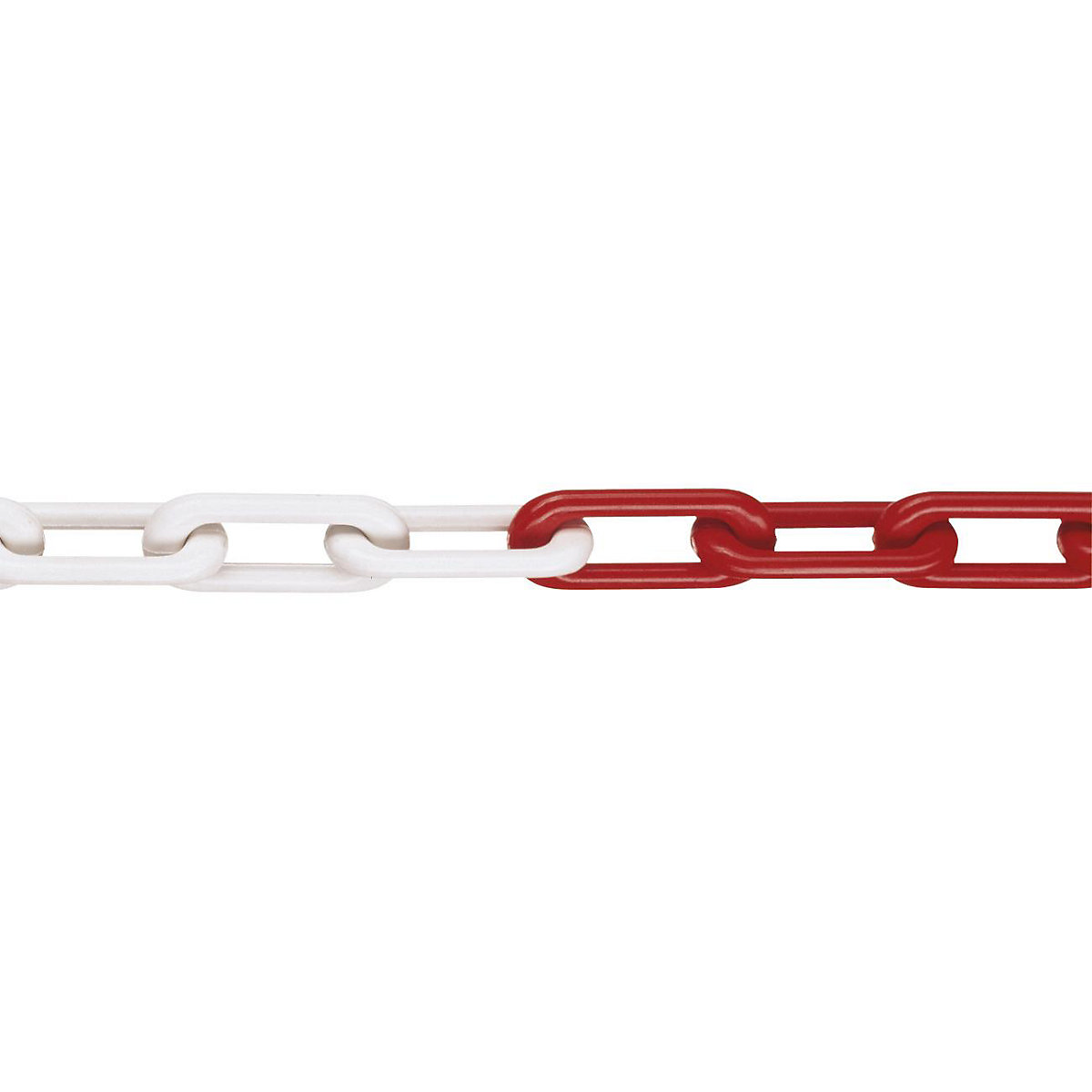 Nylon chain, MNK quality standard 8, band length 25 m, red-white, 4+ items-7