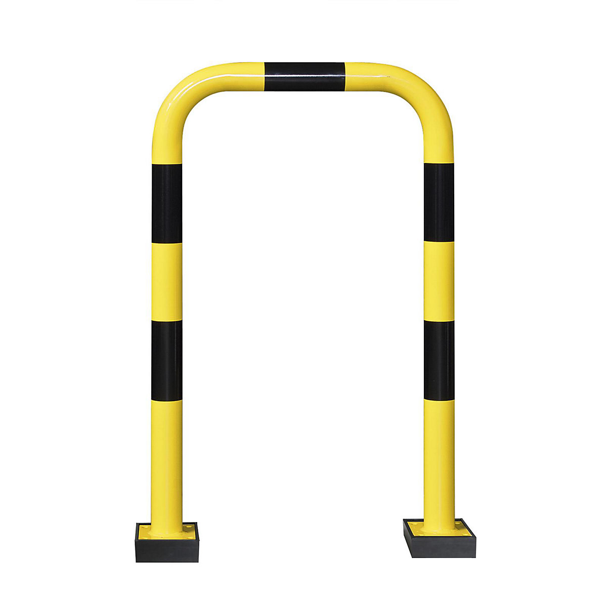 Crash protection bar, flexible, for outdoor use, HxW 1240 x 750 mm