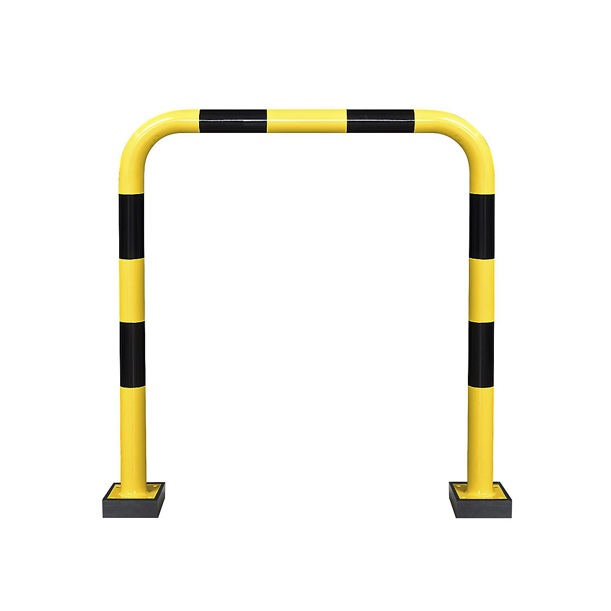 Crash protection bar, flexible, for outdoor use, HxW 1240 x 1000 mm