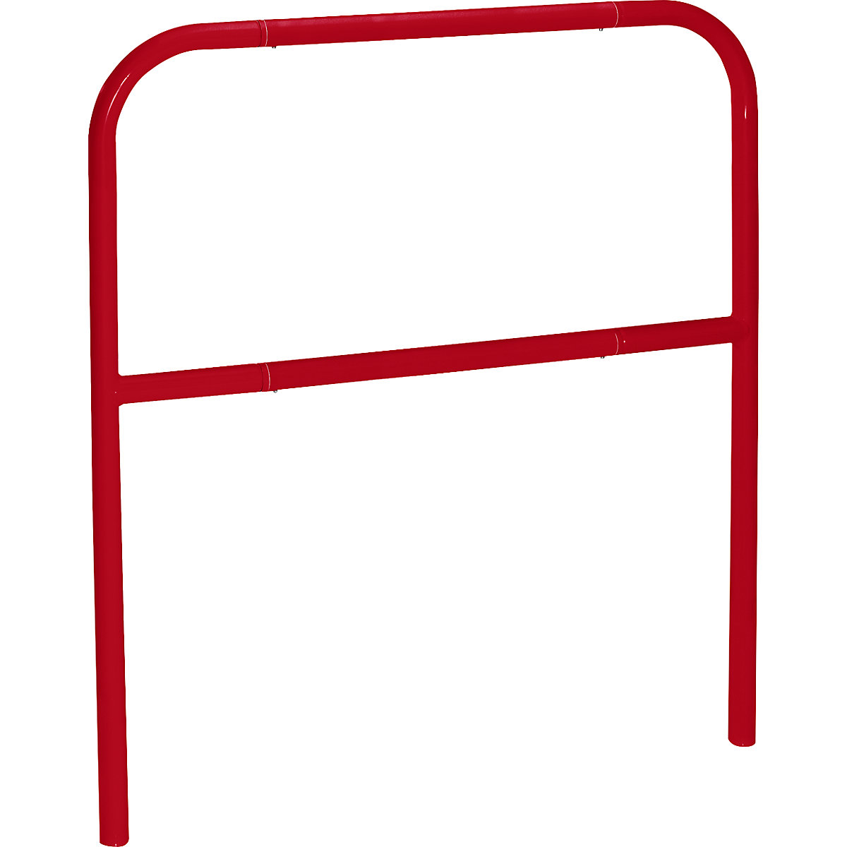 Crash protection bar, for setting in concrete, width 1000 mm, flame red-16