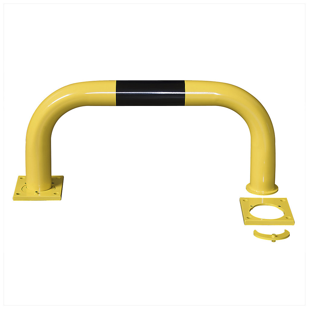 Crash protection bar, removable black / yellow kaiserkraft