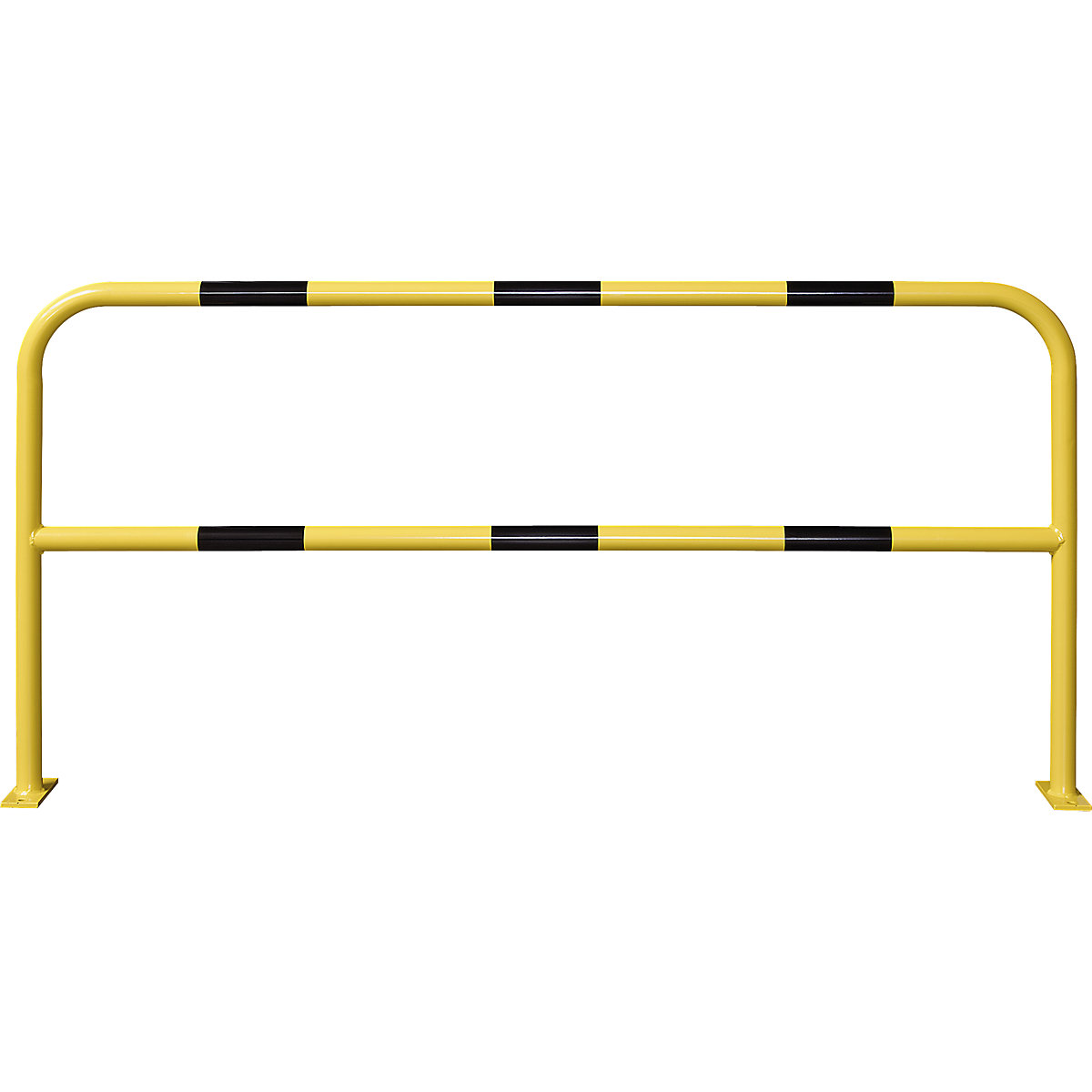 Crash protection bar, round tubing 48/2 mm, for bolting in place, width 2000 mm, zinc plated/coated-3