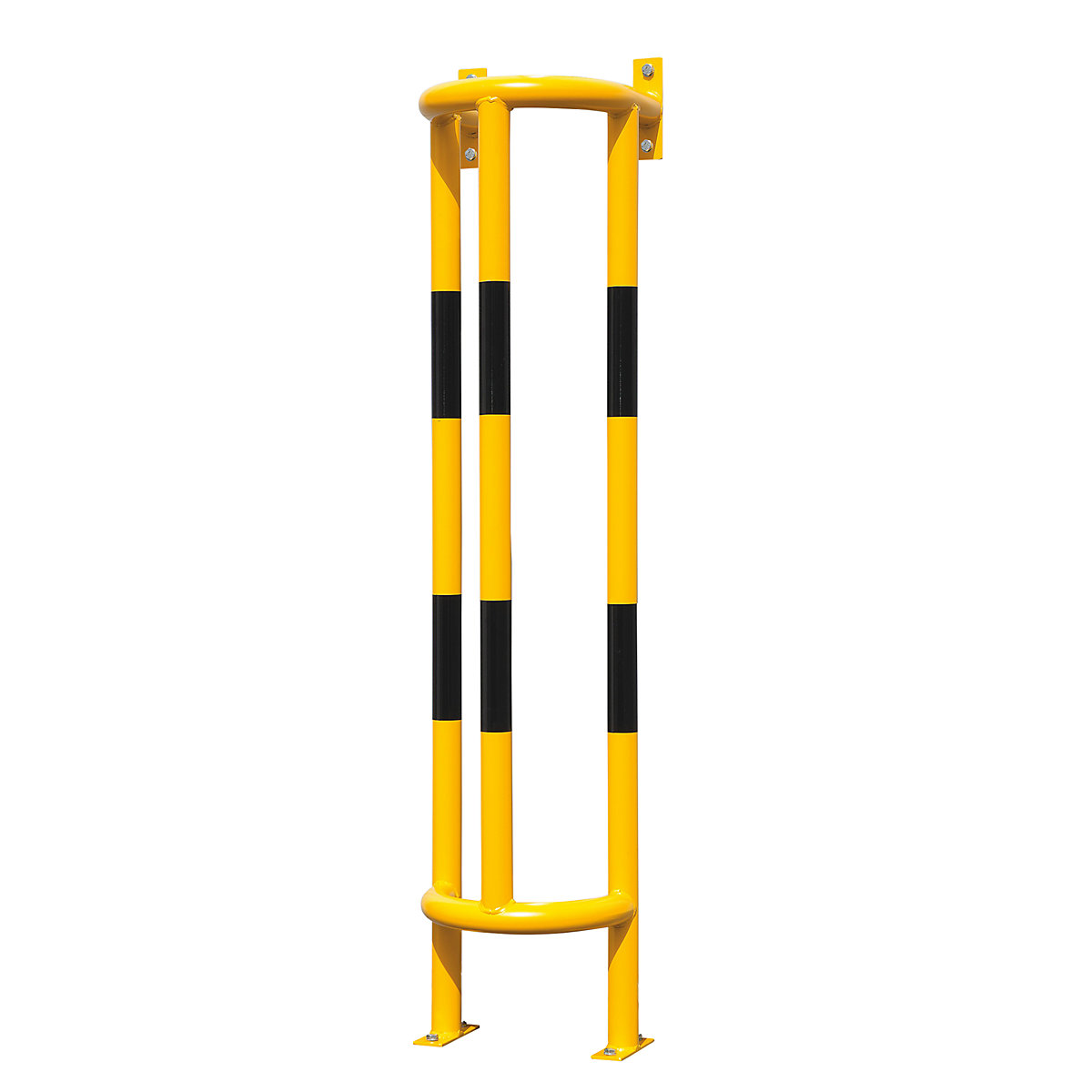 Crash protection for pipes, wall/floor mounting, HxWxD 1500 x 350 x 300 mm