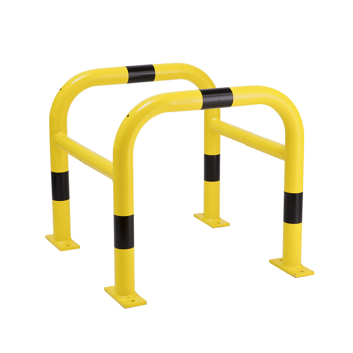 Crash protection for posts, galvanised and plastic coated, HxWxD 600 x 620 x 620 mm