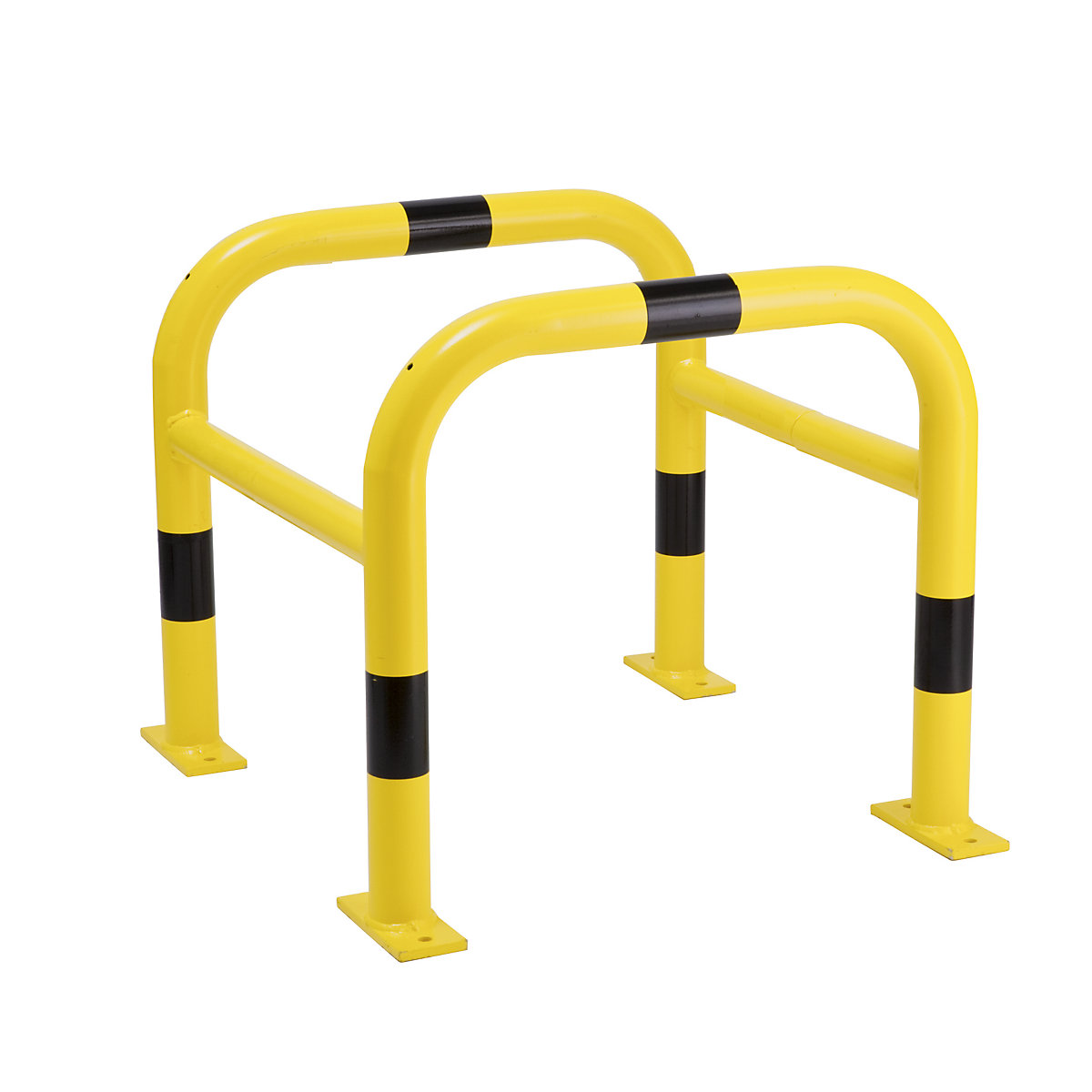 Crash protection for posts, galvanised and plastic coated, HxWxD 600 x 720 x 720 mm-3