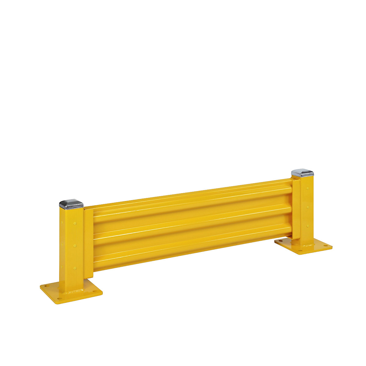 Crash protection wall, height 480 mm, 1 wall section, length 1372 mm, standard section incl. 2 posts-4