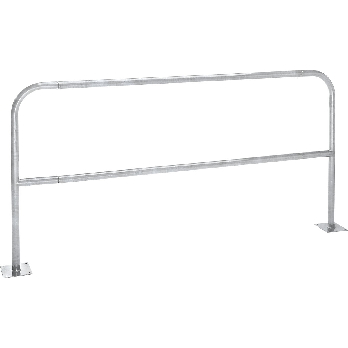 Safety rail for danger zones, to bolt in place, zinc plated, width 2000 mm-7