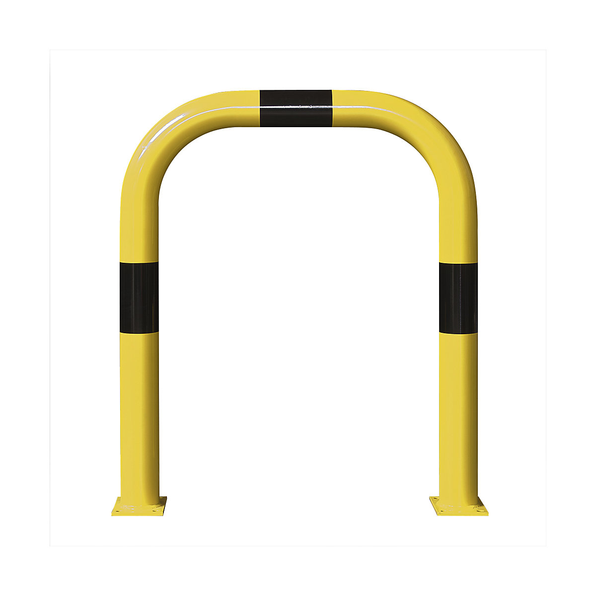 XXL crash protection bar Ø 108 mm, for outdoor use, H x W 1200 x 1000 mm