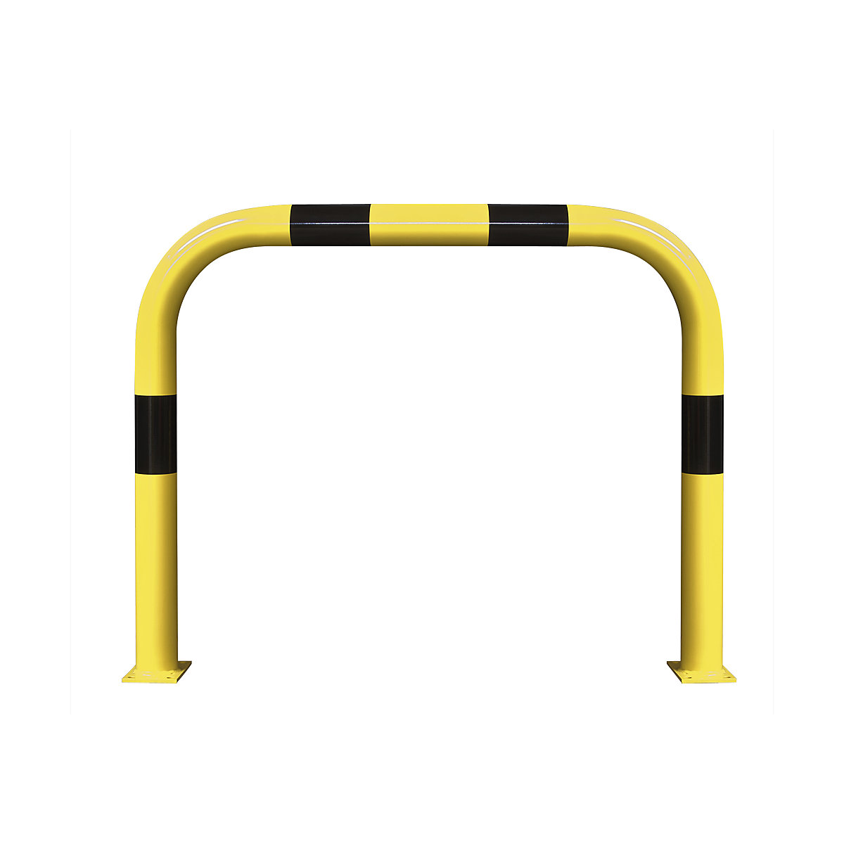 XXL crash protection bar Ø 108 mm, for outdoor use, H x W 1200 x 1500 mm