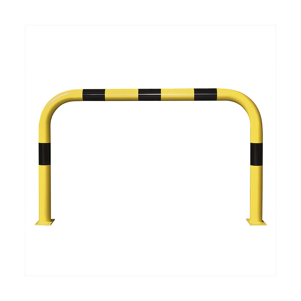 XXL crash protection bar Ø 108 mm, for outdoor use, H x W 1200 x 2000 mm