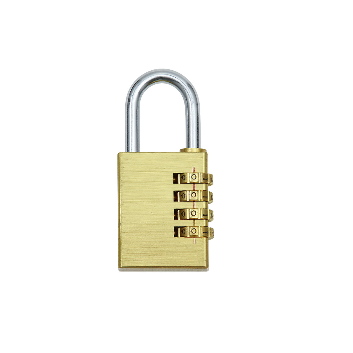 Combination lock, brass