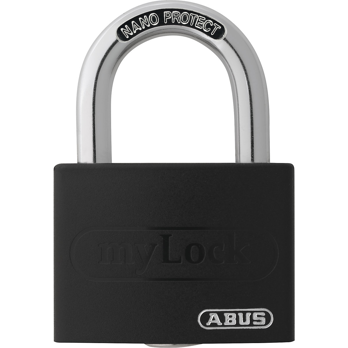 Padlock, can be written on – ABUS, T65AL/40, pack of 12, black-2
