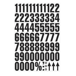 A4 sheet with characters