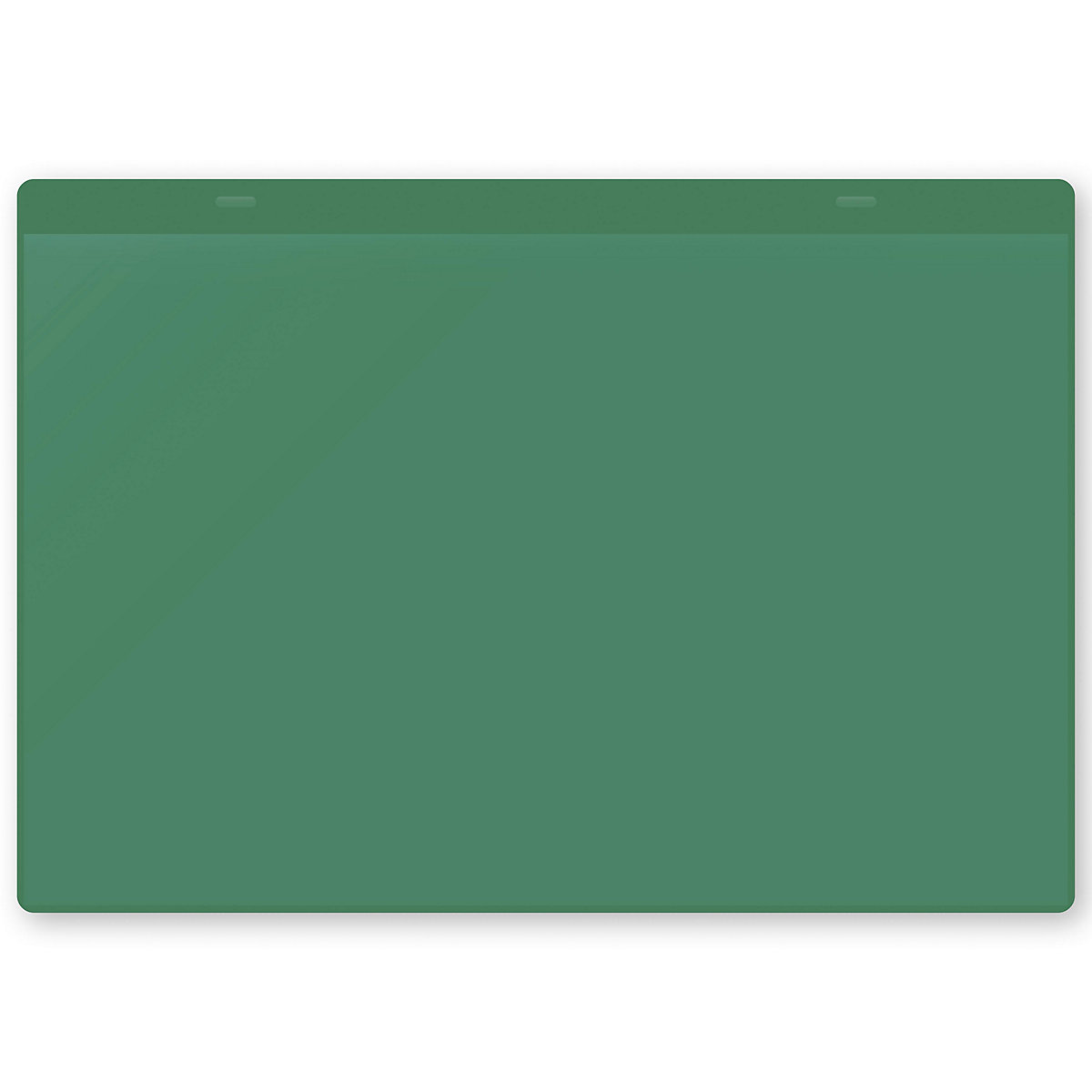 Document pouches, magnetic, A4 landscape, pack of 10, green-4