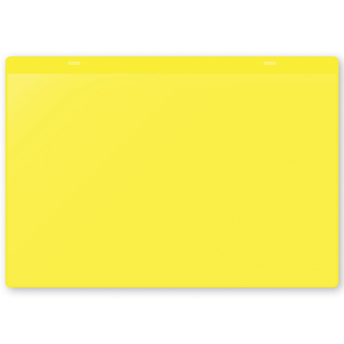 Document pouches, self adhesive, A4 landscape, pack of 10, yellow-3