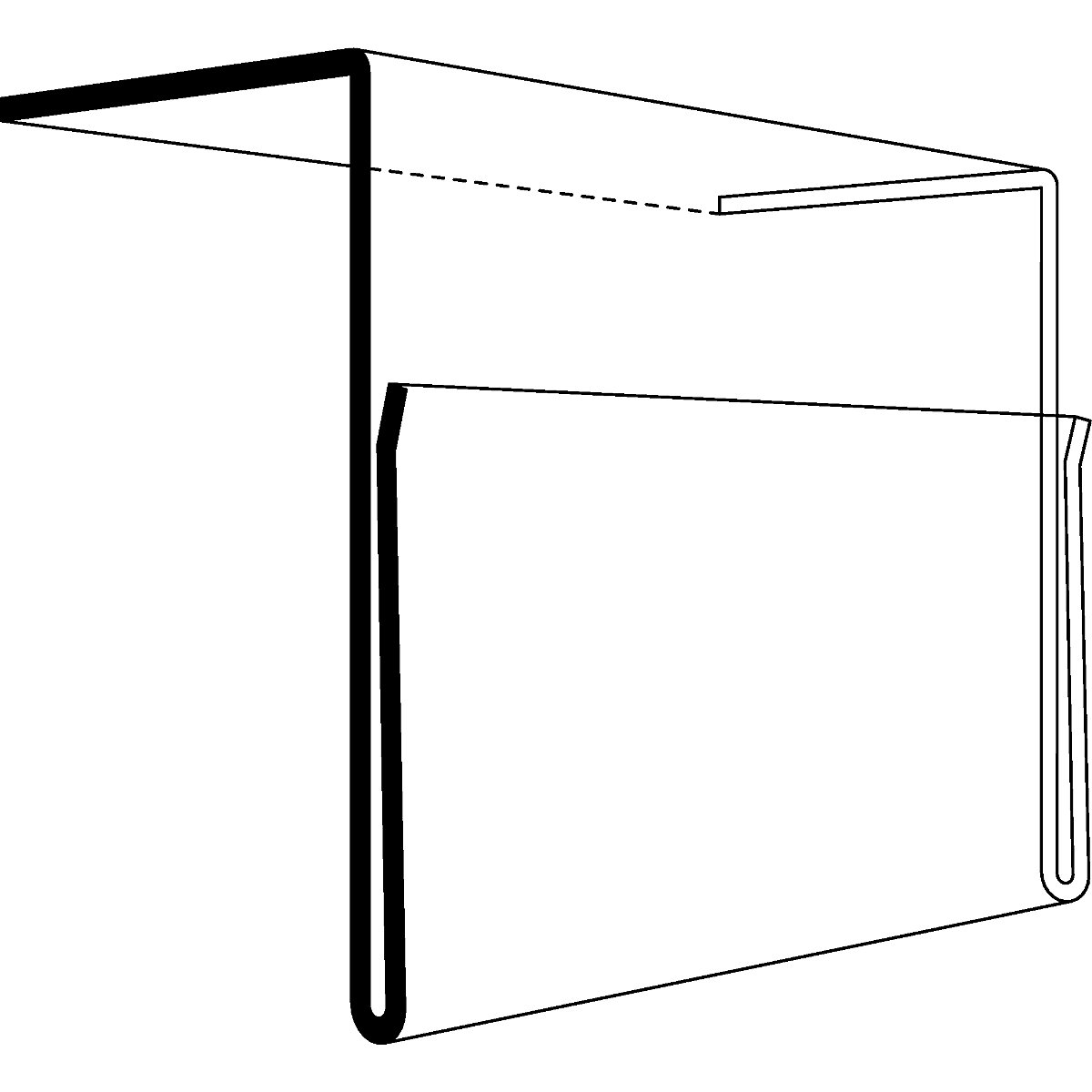 Hard plastic pocket (Product illustration 3)-2