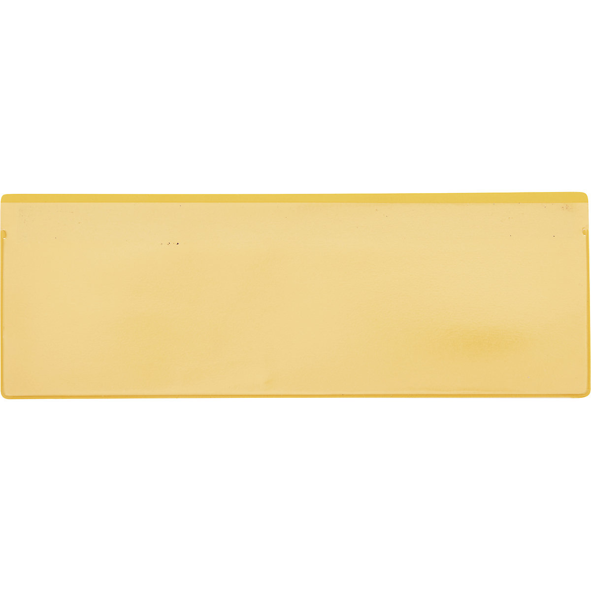 Label pockets, pack of 50, with magnetic strip, WxH 220 x 80 mm, VDA, yellow-6