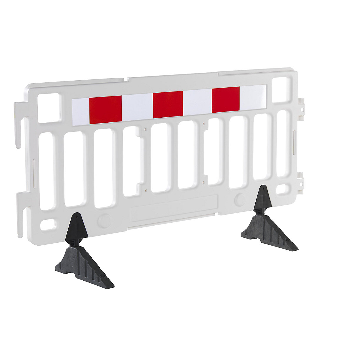 Plastic barrier fencing, length 2 m, white, 5+ items-5