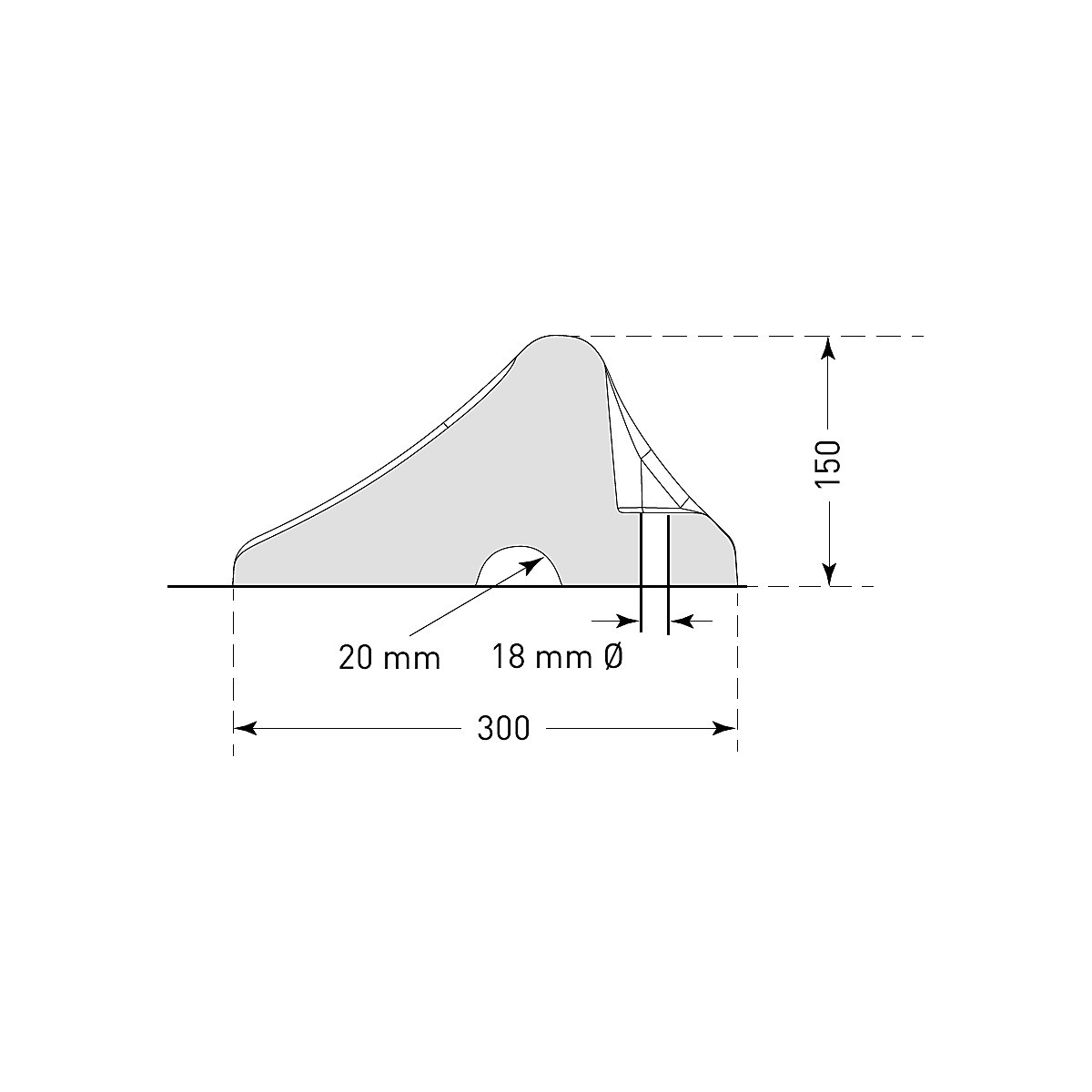 Wheel stop (Product illustration 3)-2