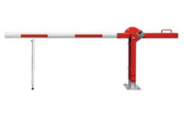 Access barrier with counterbalance weight