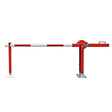 Access barrier with counterbalance weight